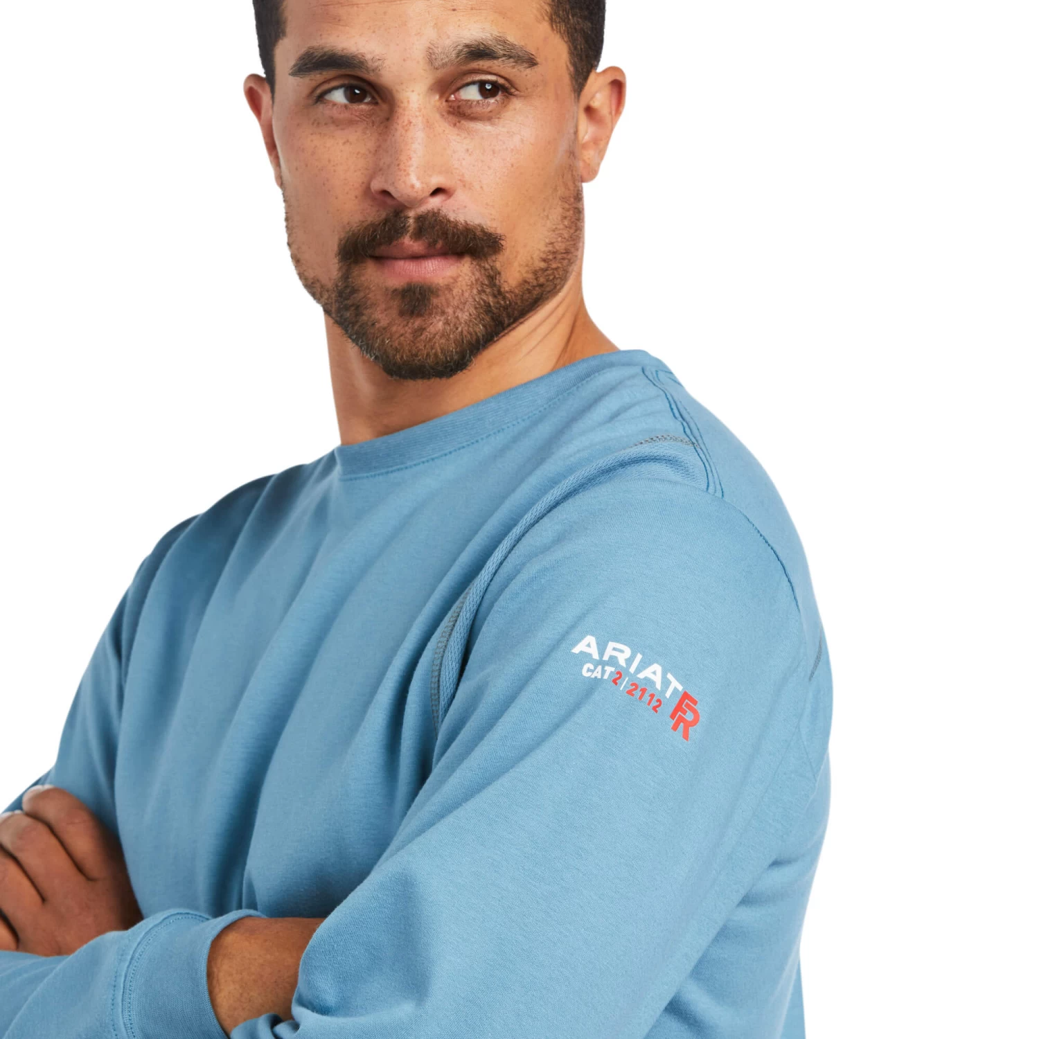 10039398 Men's Flame Resistant AC Crew T-Shirt By Ariat - Image 2