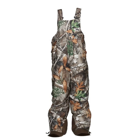 607115 Kid's Junior ProHunter Waterproof Insulated Bibs In Realtree Edge By Rocky