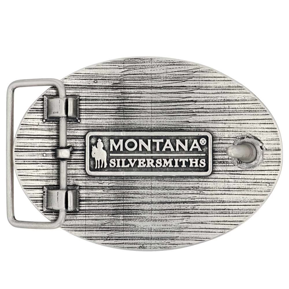 A924cst World Needs More Cowboy Attitude Buckle By Montana Silversmiths - Image 3