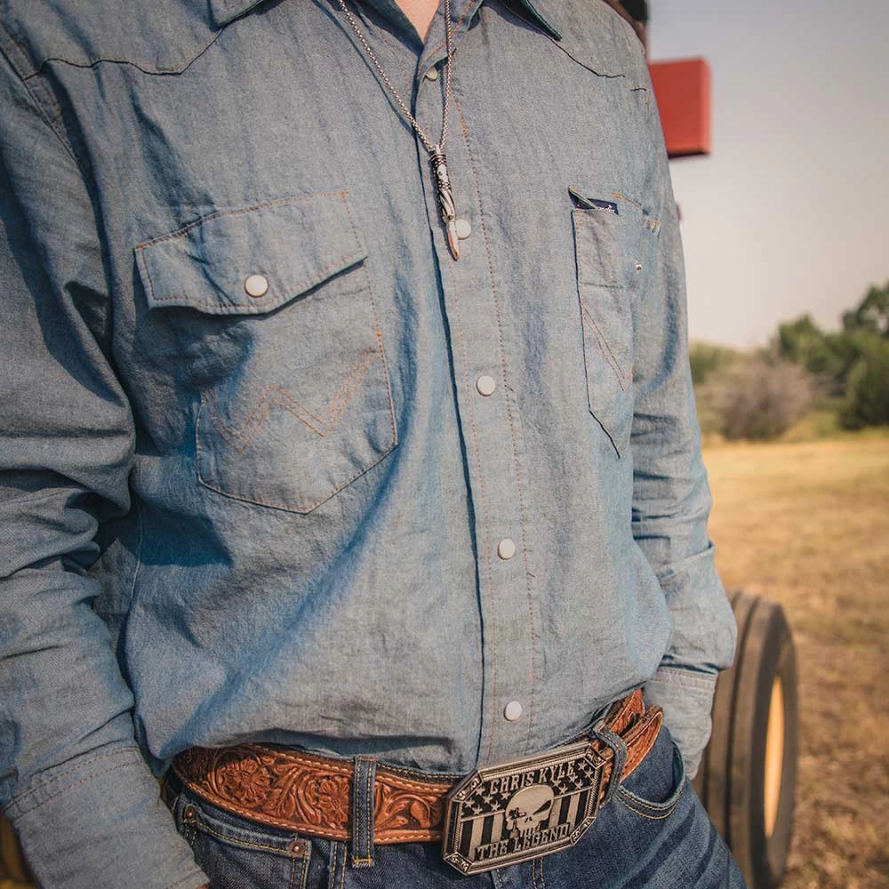 Cknc5104 I'll Cover You Sniper Bullet Necklace By Montana Silversmiths - Image 2