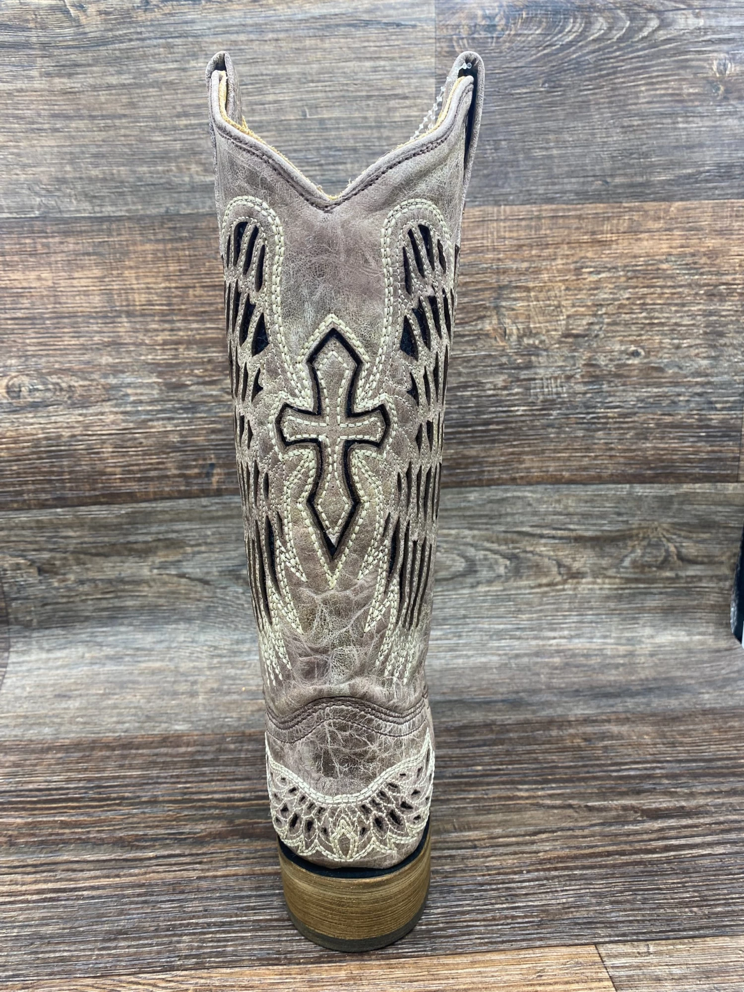 A1197 Ladies Brown/Black Wing & Cross By Corral - Image 6