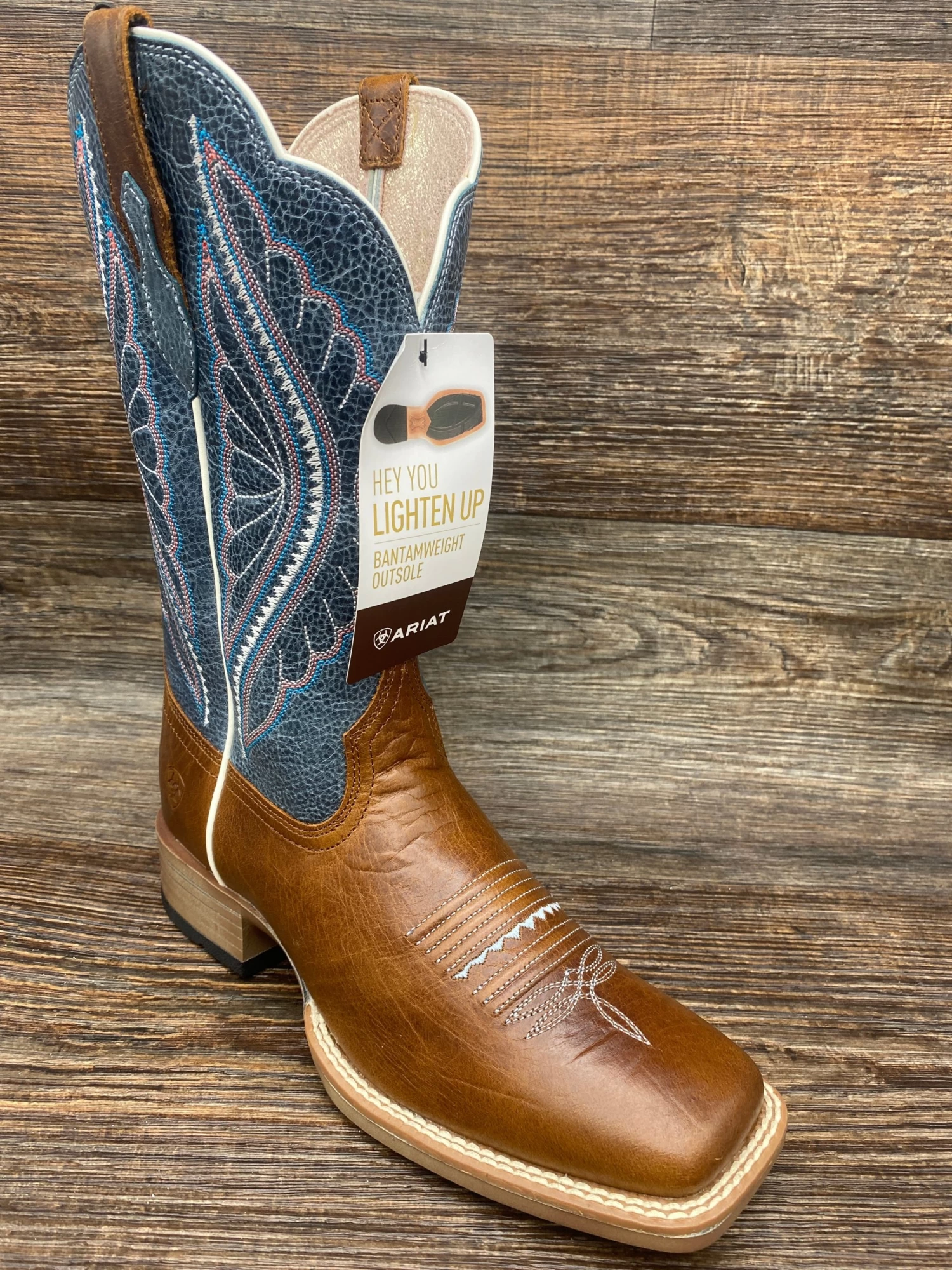 10025032 Women's PrimeTime Square Toe Western Boot By Ariat