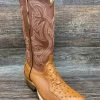 194w Men's Genuine Smooth Quill Exotic Western Boot By Cowtown