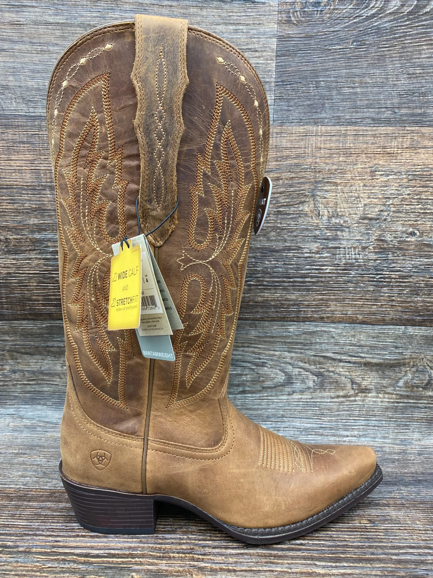 10036047 Women's Heritage X Toe 13 Inch Western Boot With Elastic Calf By Ariat - Image 2