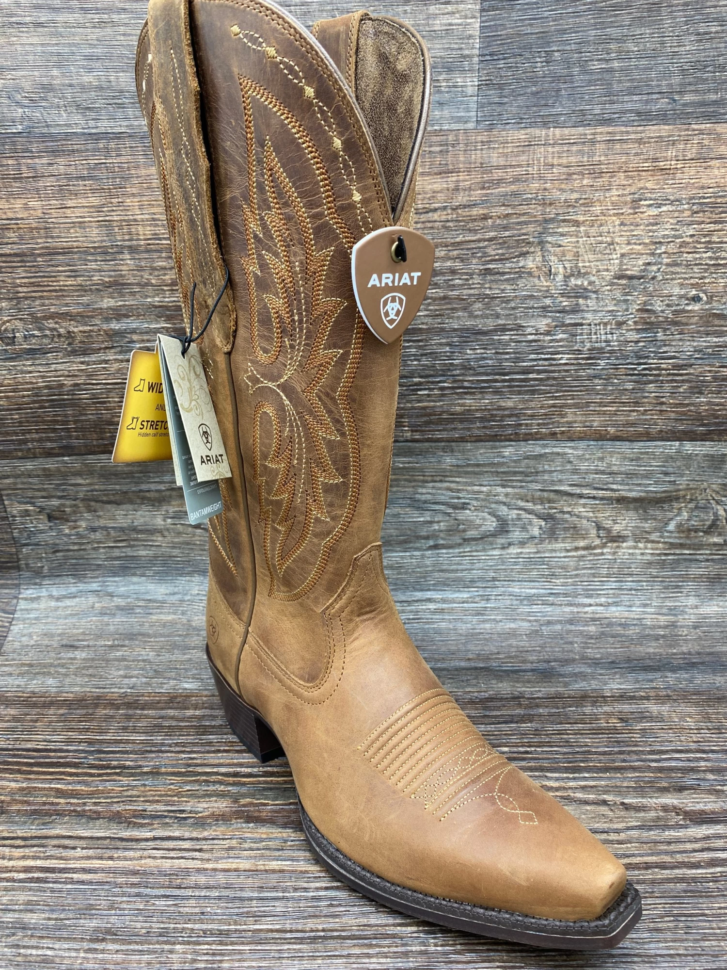 10036047 Women's Heritage X Toe 13 Inch Western Boot With Elastic Calf By Ariat