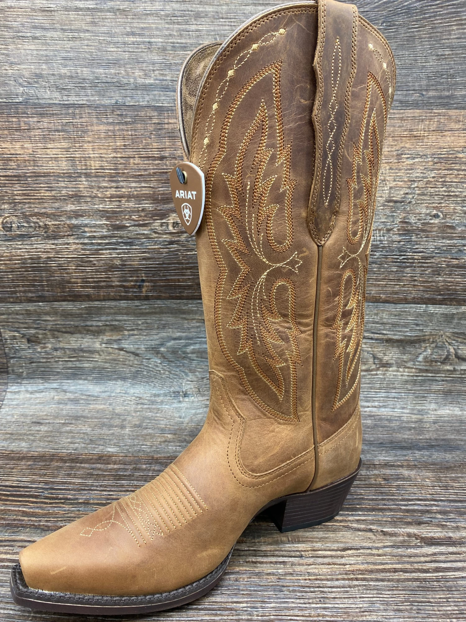 10036047 Women's Heritage X Toe 13 Inch Western Boot With Elastic Calf By Ariat - Image 4