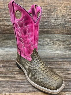 6029 Women's Viper Brown Distressed Western Boot By Smoky Mountain