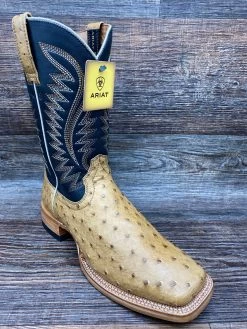 10034082 Men's Gallup Full-Quill Exotic Western Boot By Ariat