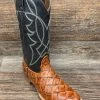 Nb5548 Men's Pirarucu Fish Print Western Boot By Nocona