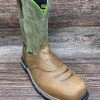 10021486 Men's Rebar Composite Toe Slip On Waterproof Work Boot By Ariat