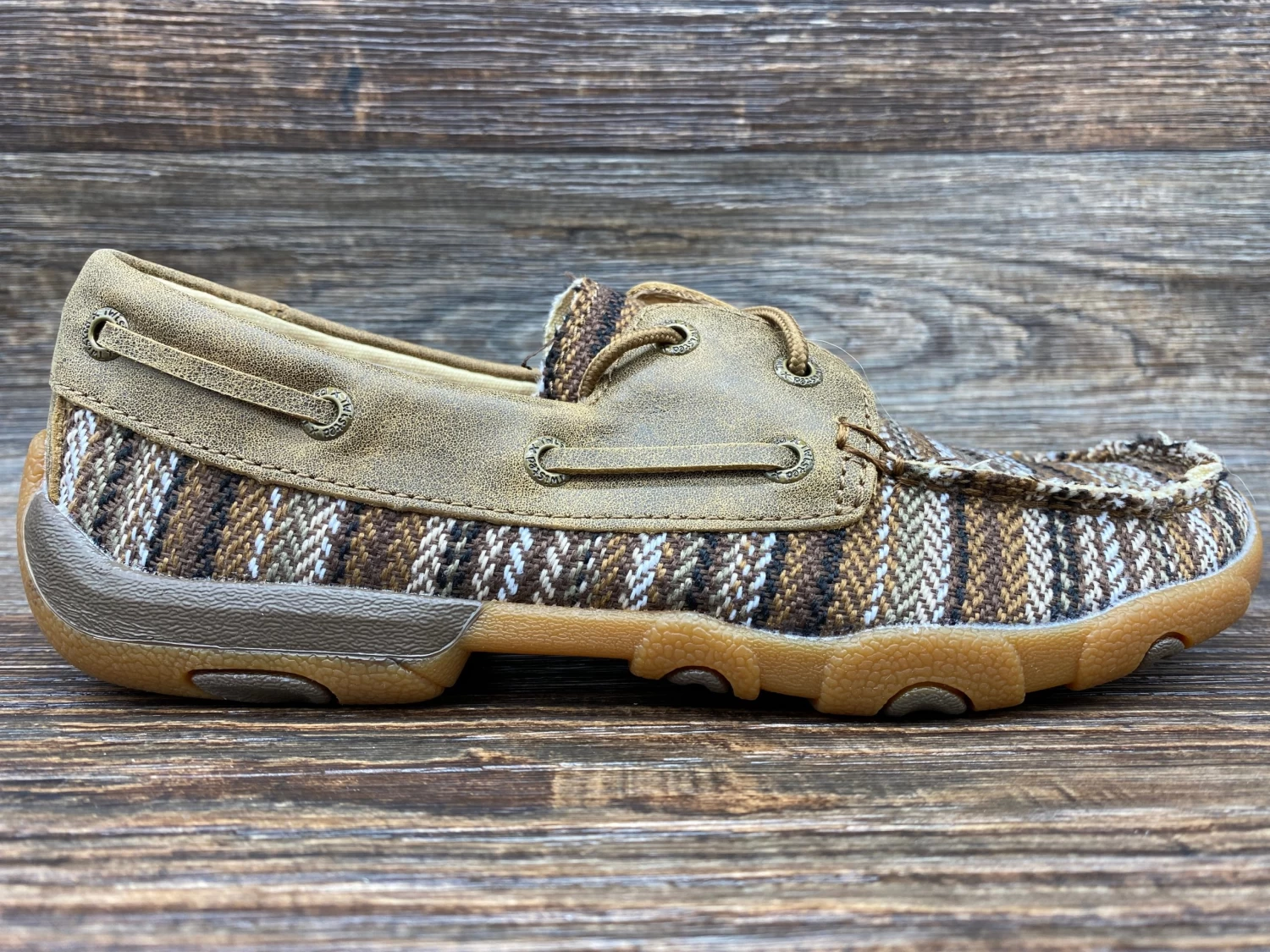 Wdm0114 Women's Casual Boat Shoe Driving Moc By Twisted X - Image 2