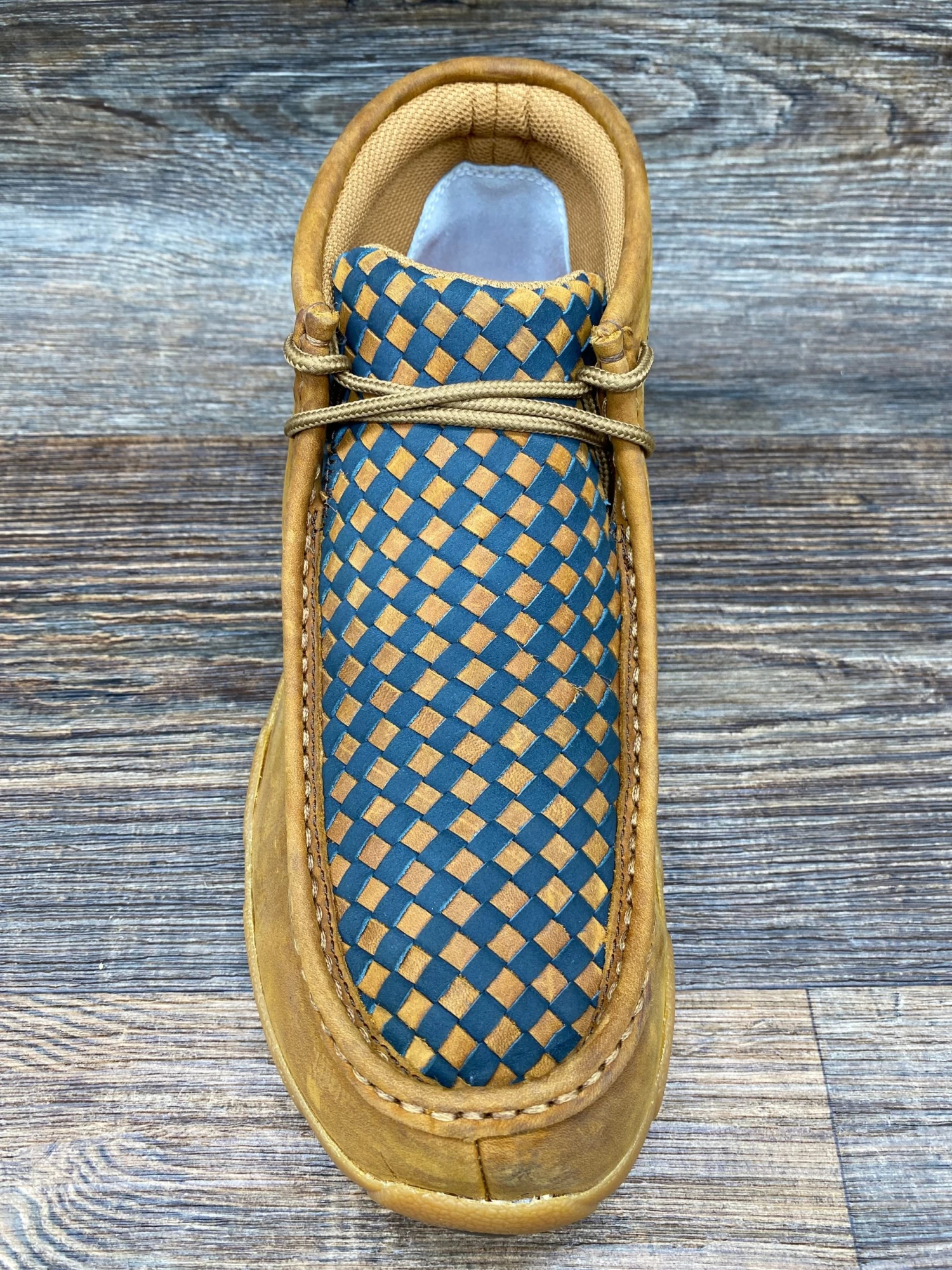 Mdm0057 Men's Driving Moc Casual Shoe With Basket Weave By Twisted X - Image 3