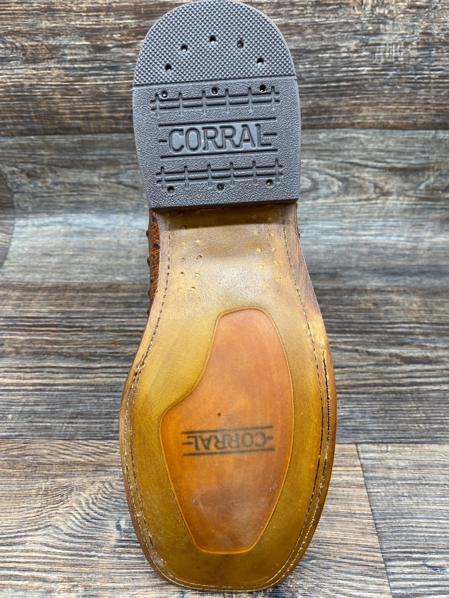 A4007 Men's Vintage Cognac Genuine Full Quill Exotic Western Boot By Corral - Image 4