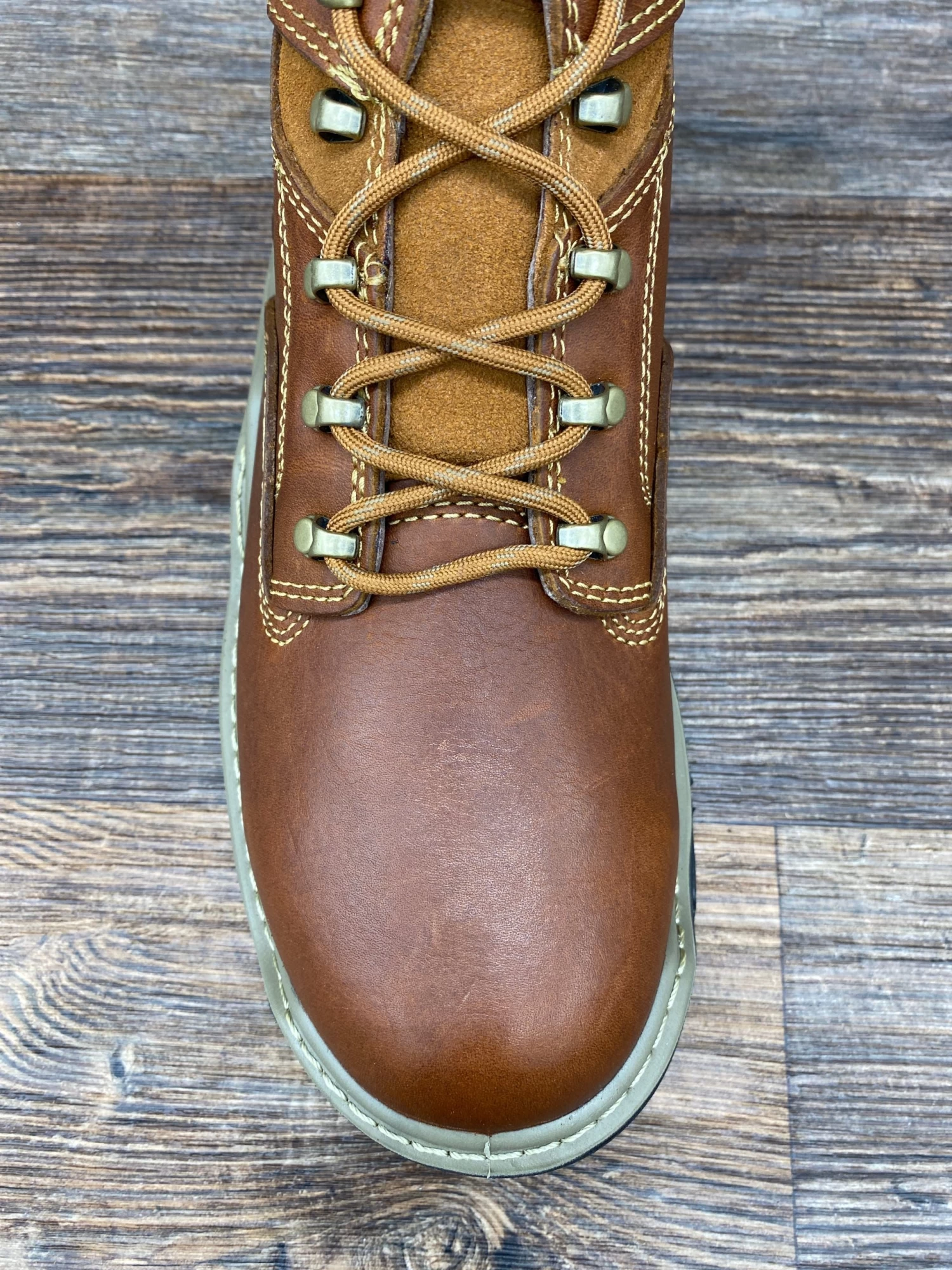 W210057 Men's 6 Inch Soft Toe Lace Up Durashock Work Boot By Wolverine - Image 3