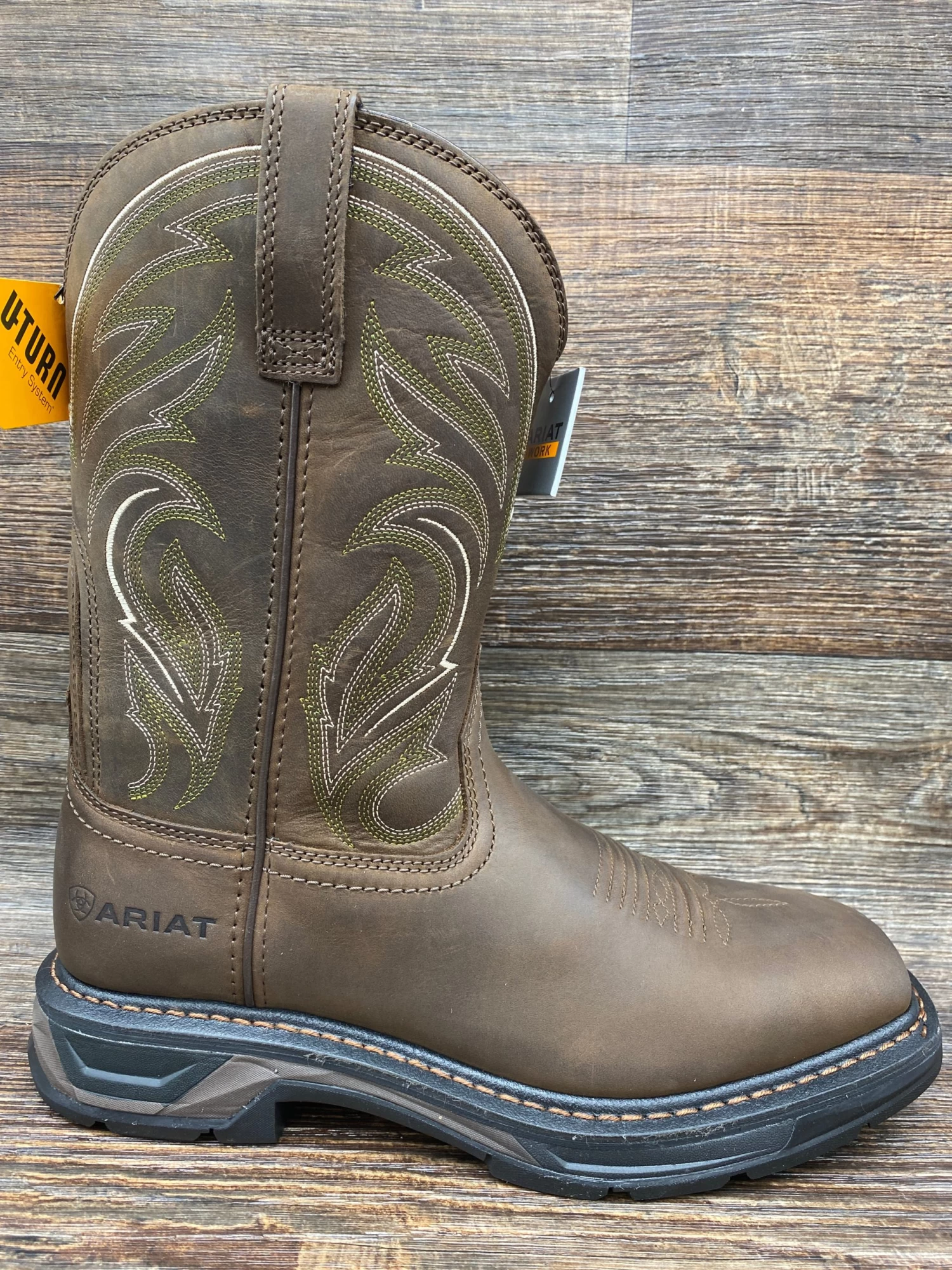10038321 Men's Workhog XT Cottonwood Soft Toe Square Toe Workboot By Ariat - Image 2