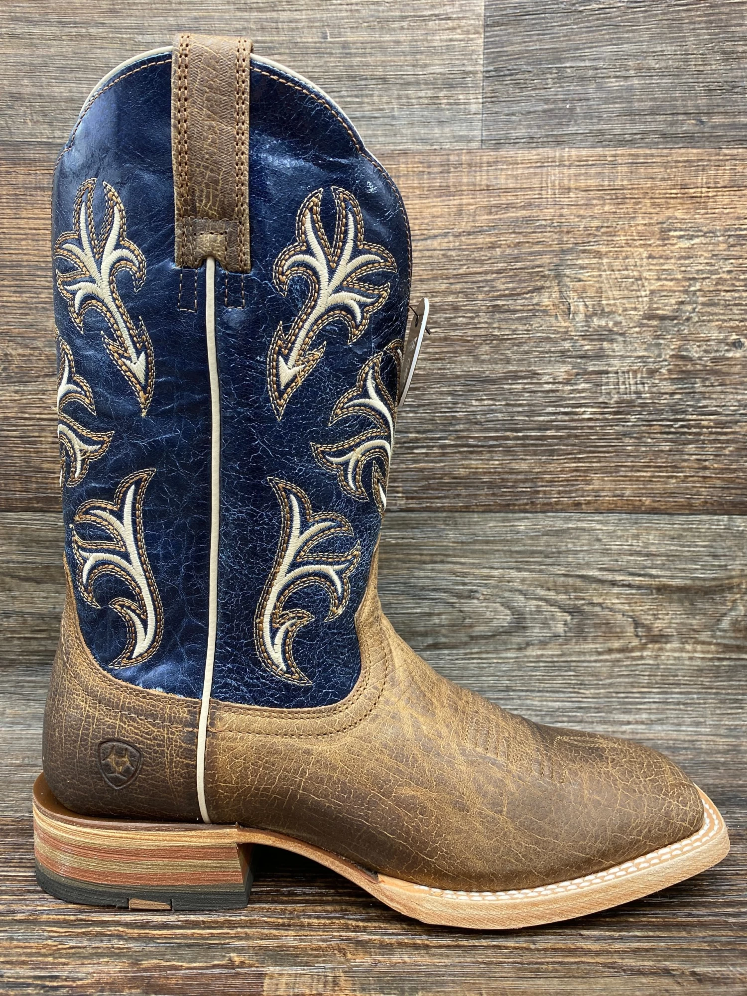 10038264 Men's Cowboss Square Toe Western Boot By Ariat - Image 2