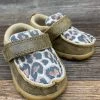 Ica0007 Infant & Toddler Leopard Print Driving Moc By Twisted X