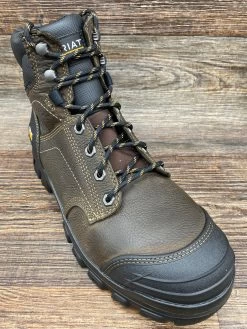 10034673 Men's Treadfast H20 Waterproof Steel Toe 6 Inch Lace Up Work Boot By Ariat