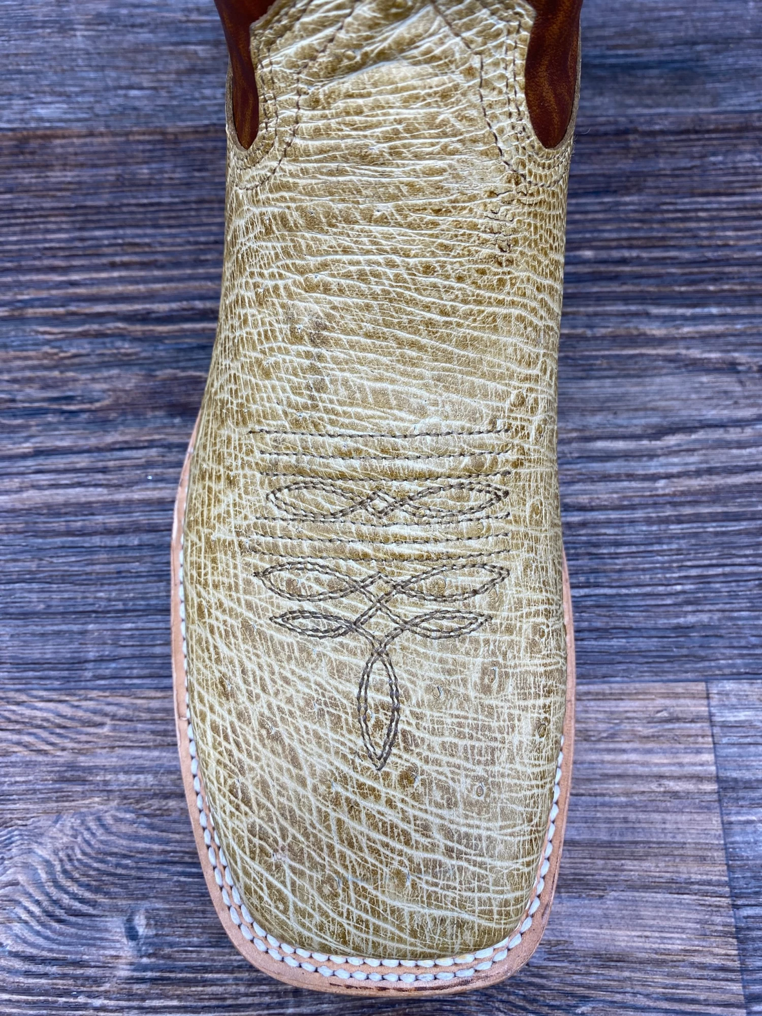 A4146 Men's Ivory Smooth Quill Exotic Western Boot By Corral - Image 3