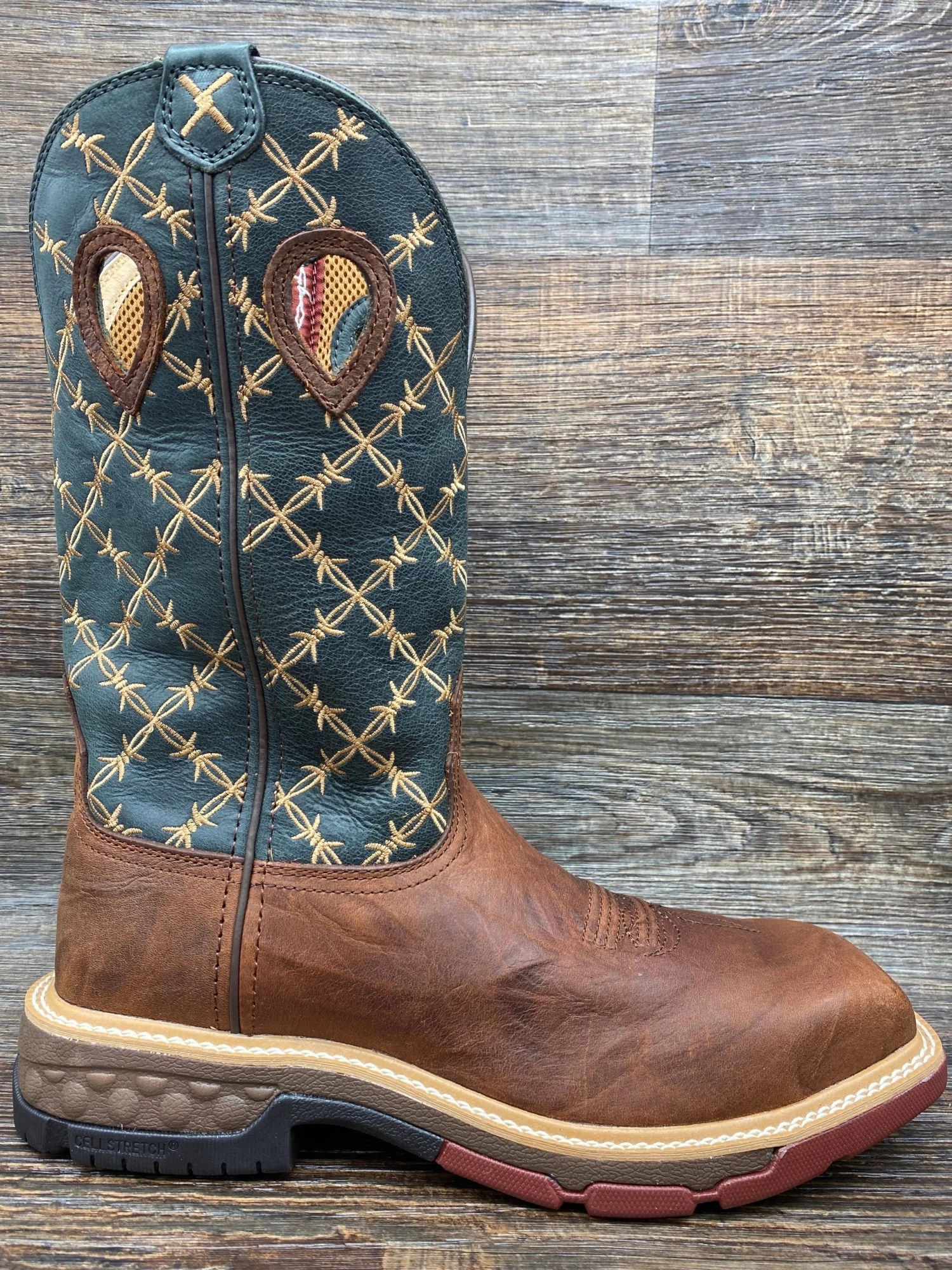 Mxbn002 Men's Nano Composite Safety Toe Cell Stretch Work Boot By Twisted X - Image 2