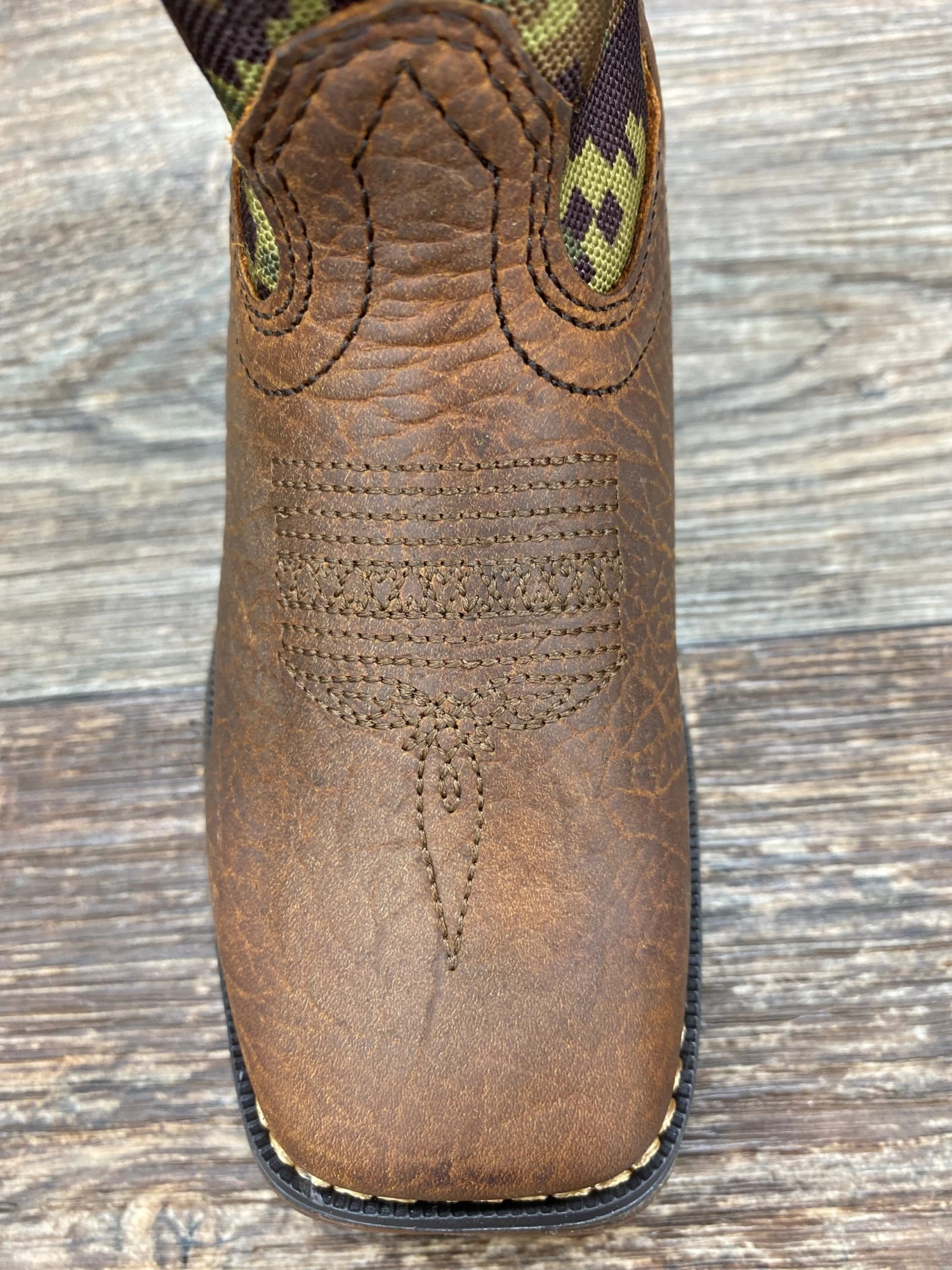 Dbt0235 Kid's Lil' Rebel Square Toe Western Boot By Durango - Image 3