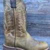 Ab6724 Men's Genuine Bison Square Toe Western Boot By Abilene