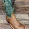 Tl3017 Men's Tapadera Exotic Print Square Toe Western Boot By Tony Lama