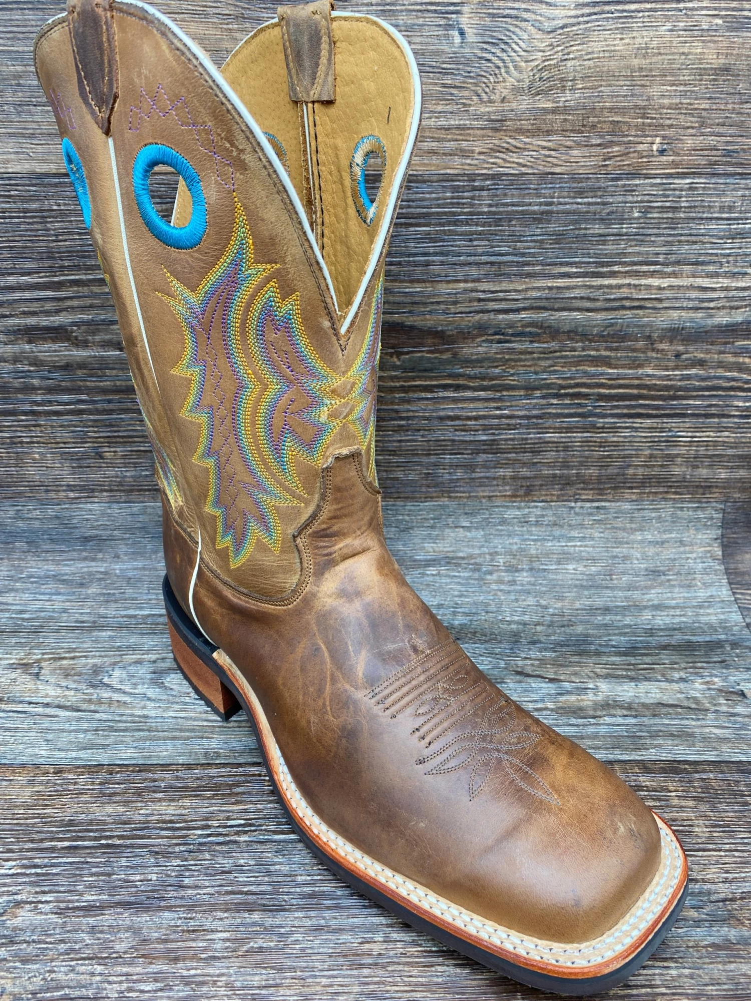 7973 Men's Creedance Square Toe Western Boot By Tony Lama - Image 2