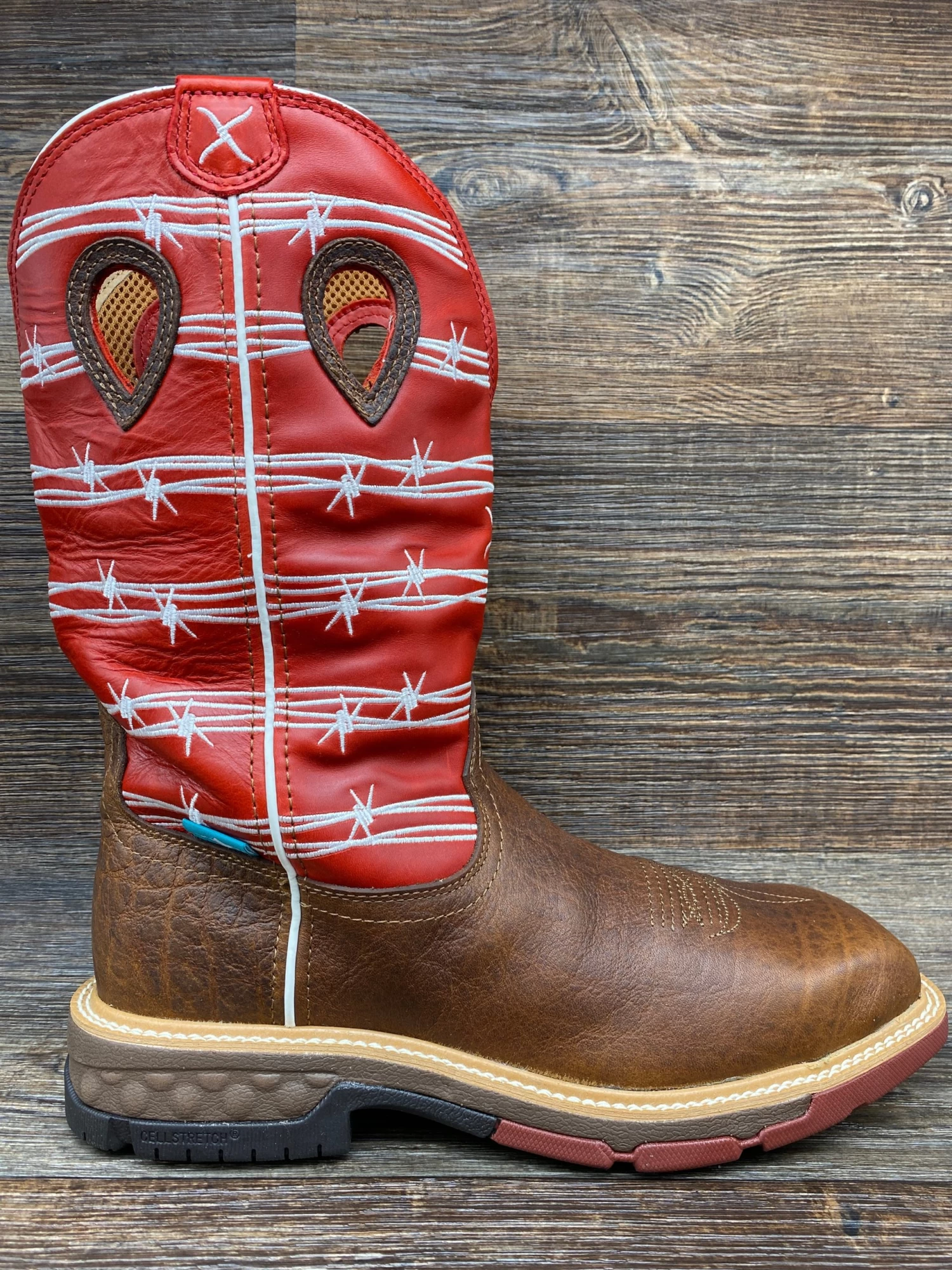 Mxbnw01 Men's Cell Stretch Nano Composite Toe Waterproof Work Boot By Twisted X - Image 2