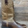10038420 Women's Round Up Wide Square Toe Western Boot By Ariat