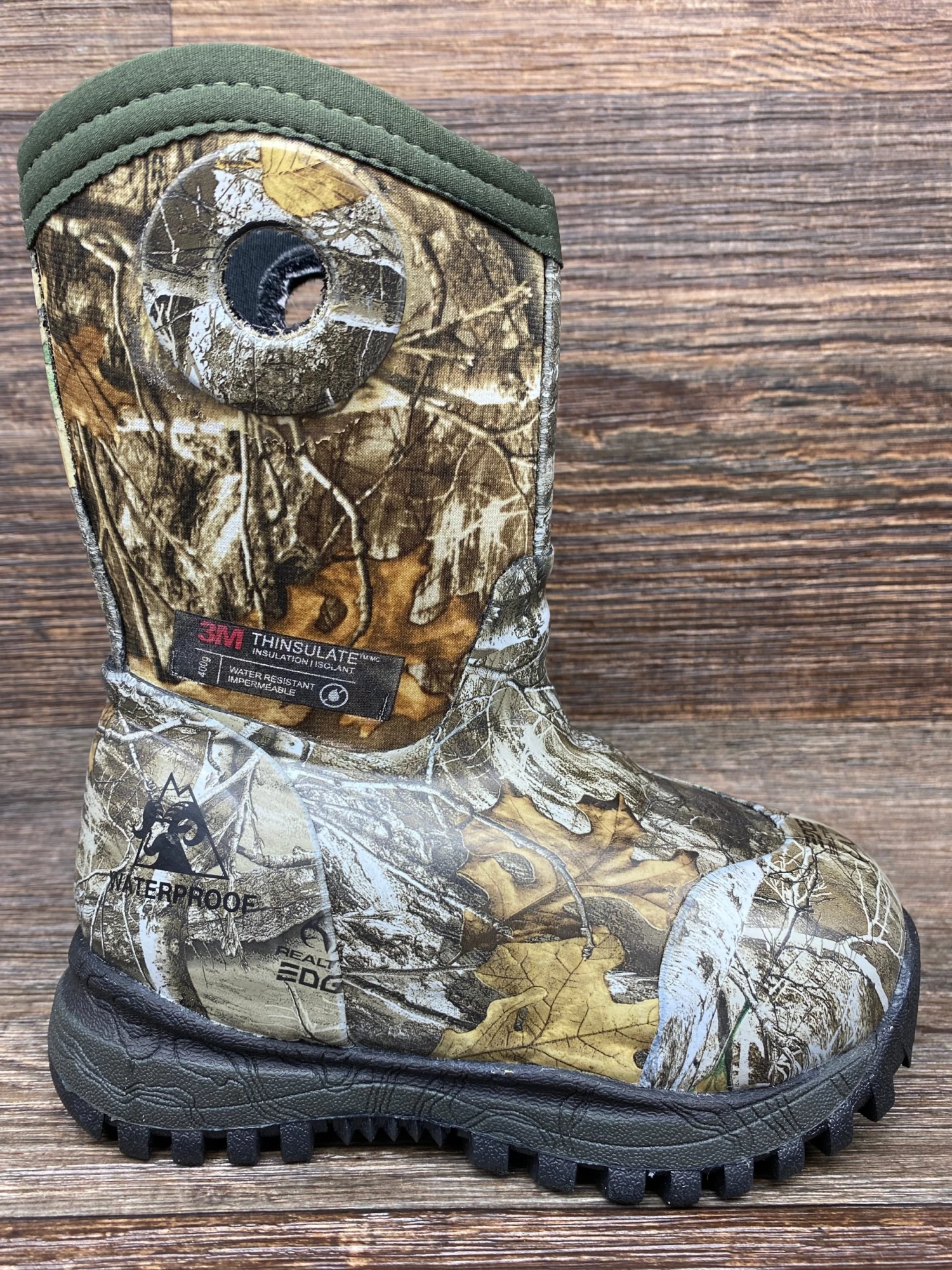 Rks0545 Kid's Spike 10 Inch 400G Insulated Rubber Boot By Rocky