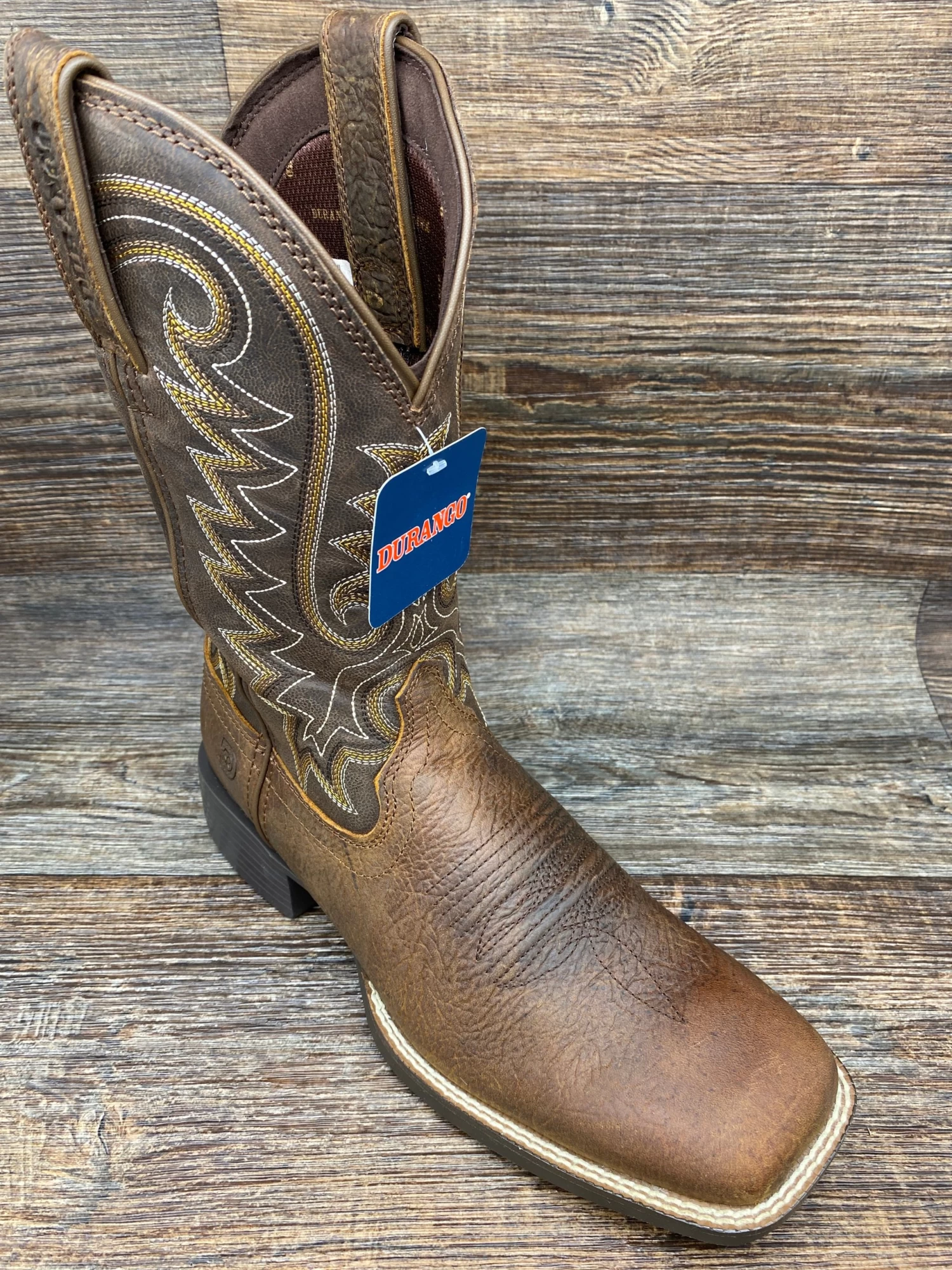 Ddb0379 Men's Westward Square Toe Western Boot By Durango - Image 2