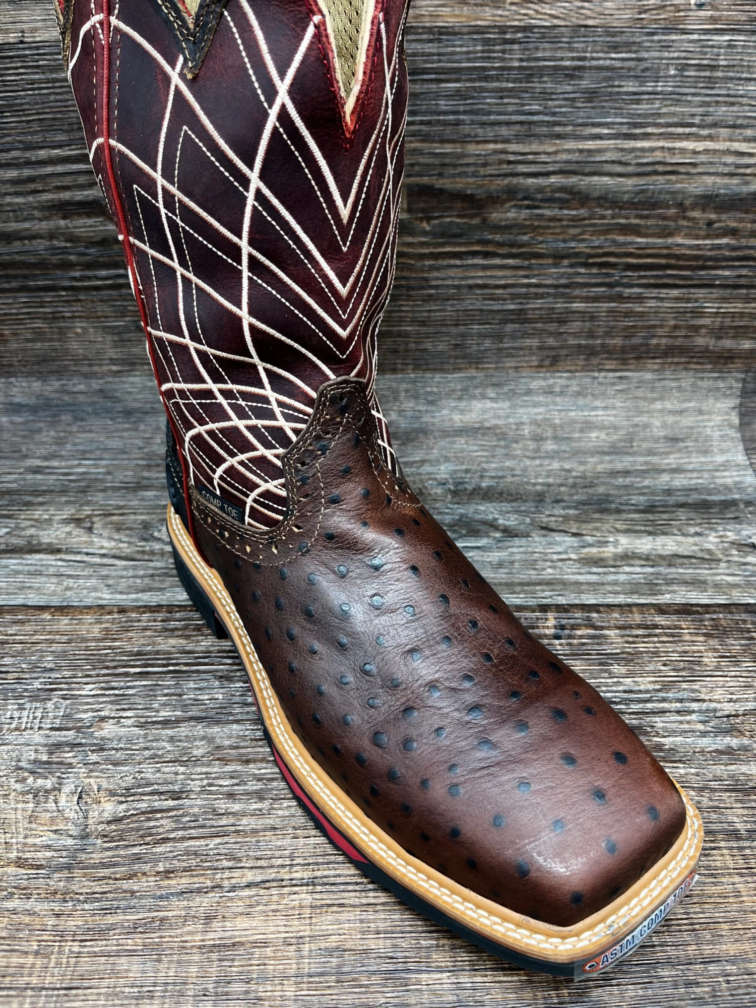 Se4835 Men's Derrickman Composite Safety Toe Waterproof Work Boot By Justin - Image 2