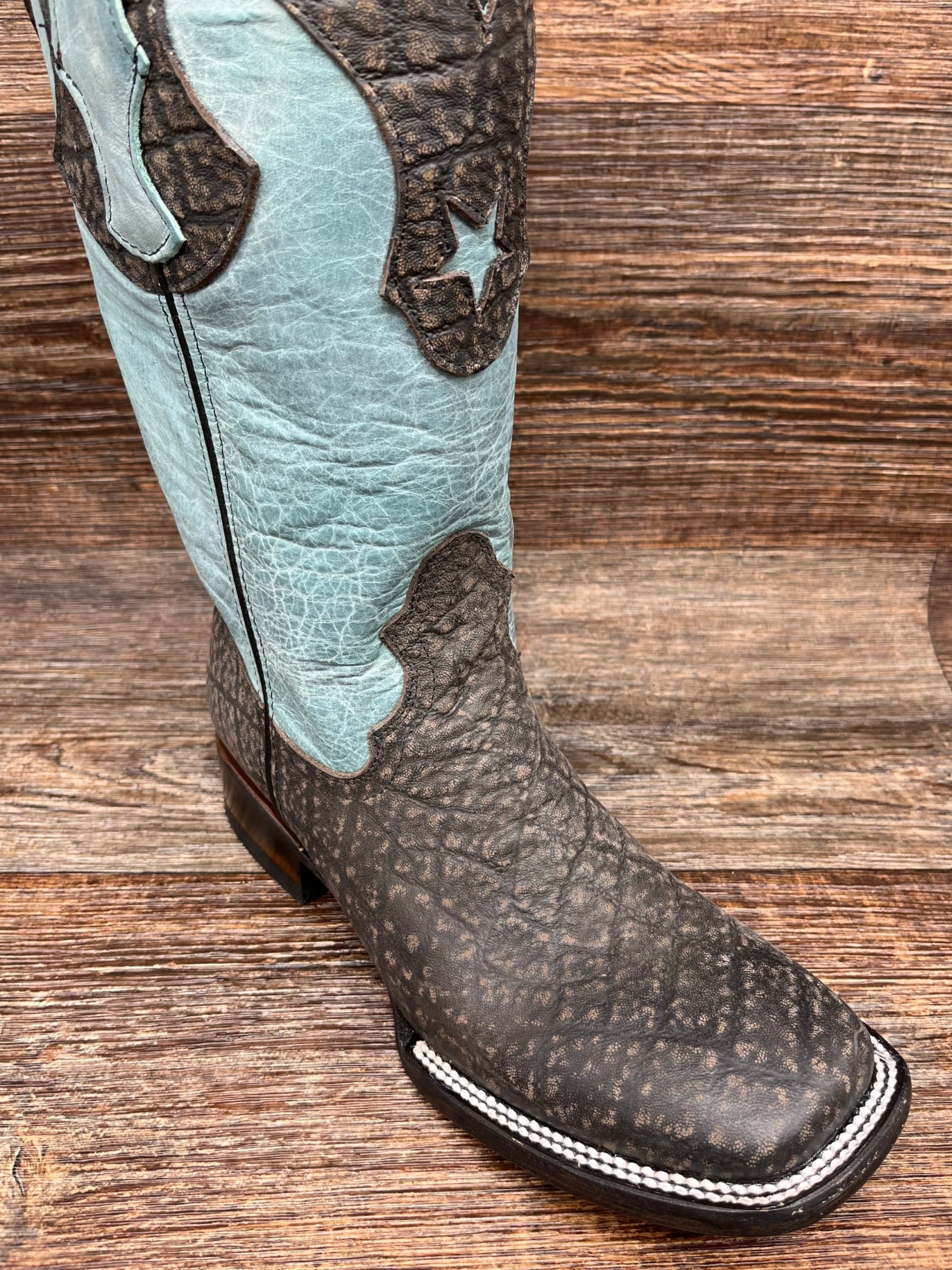 1209304 Men's Acero Elephant Print Western Boot By Ferrini - Image 2