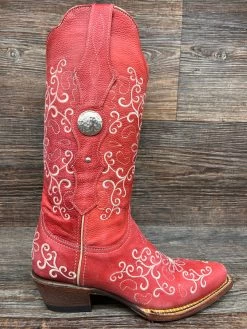 8226122 Women's Bella Embroidered Snip Toe Western Boot By Ferrini