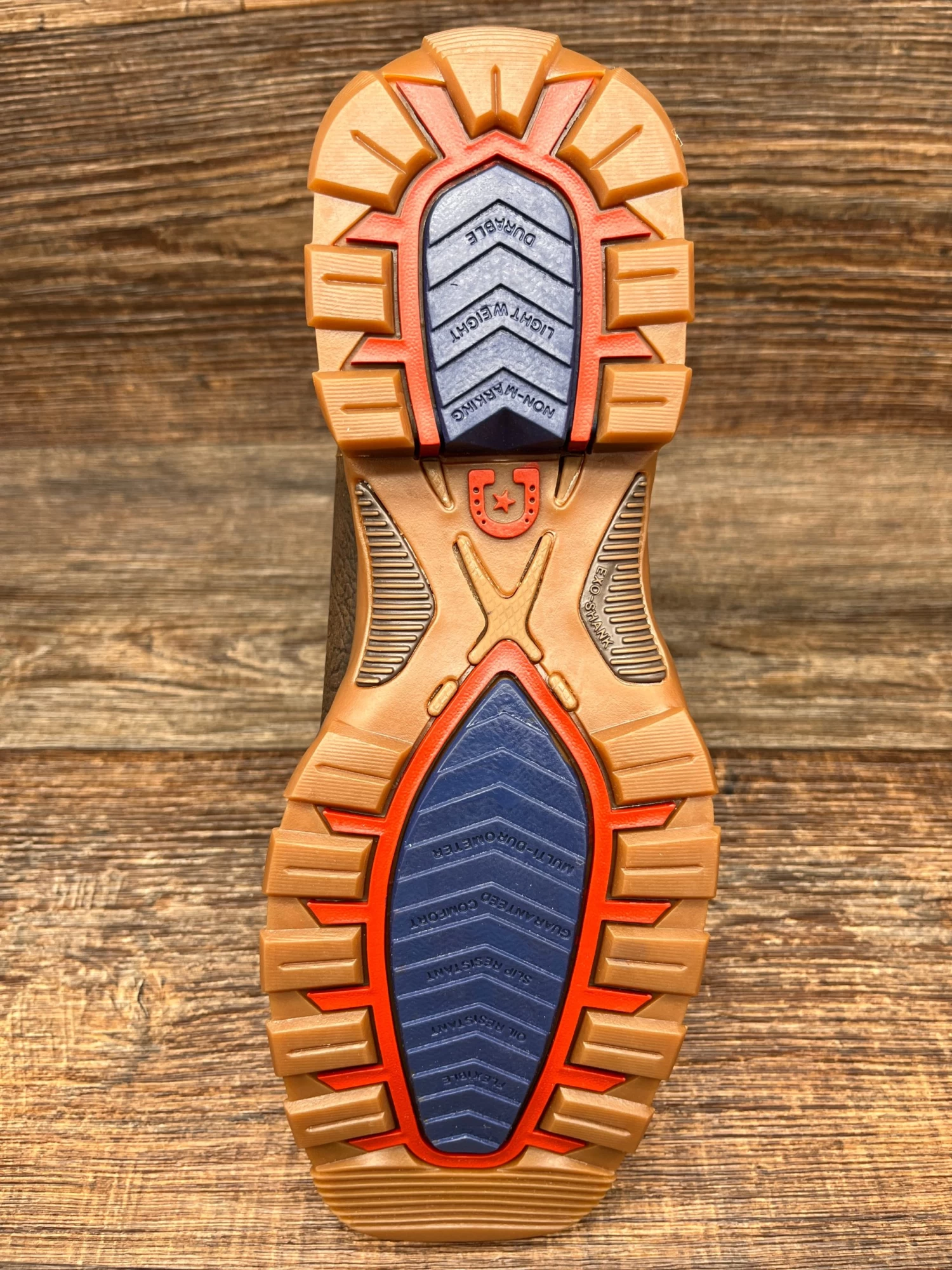 Ddb0366 Men's Maverick Vintage Flag Waterproof Composite Toe Work Boot By Durango - Image 5