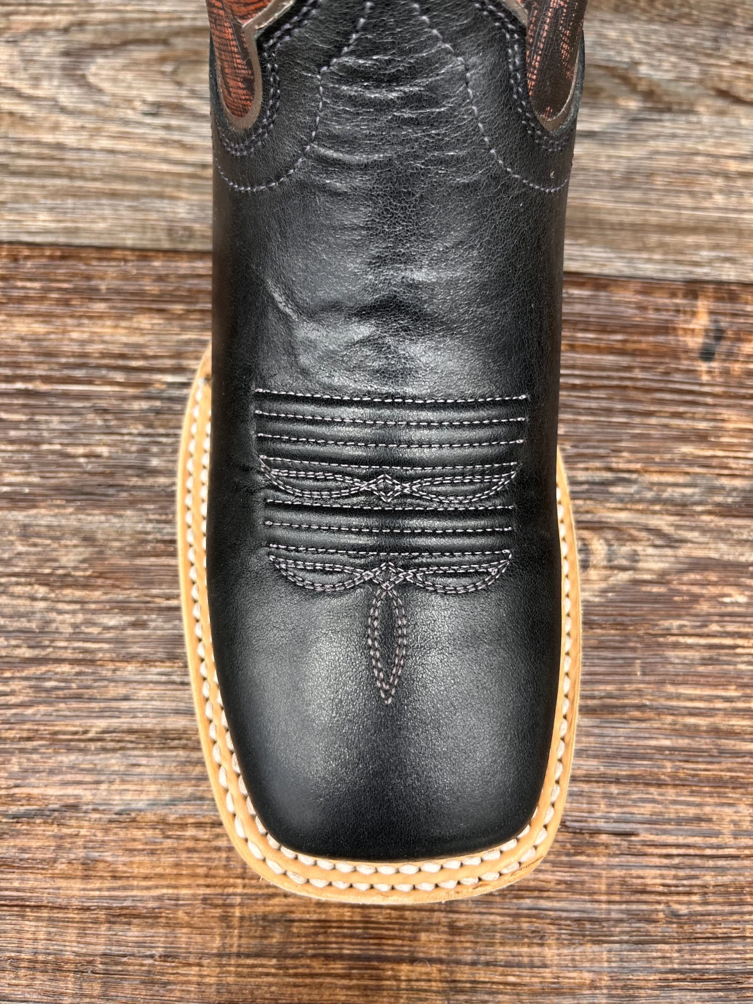 10040435 Women's Fiona Square Toe Western Boot By Ariat - Image 3