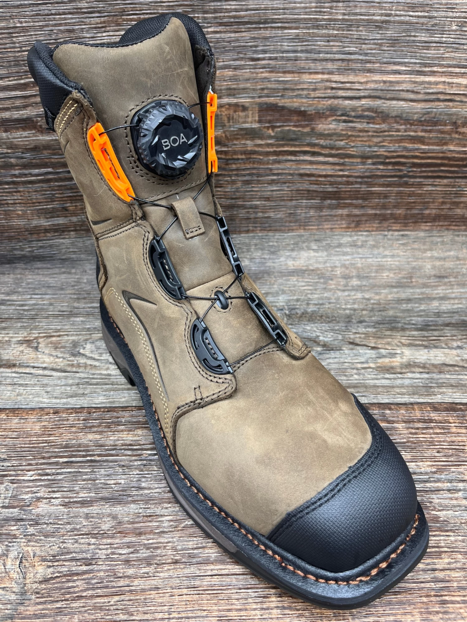 10038922 Men's WorkHog XT 8 Inch BOA Waterproof Carbon Safety Toe Work Boot By Ariat - Image 2