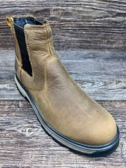 P51060 Men's Exposition Soft Toe Slip On Work Boot By Caterpillar