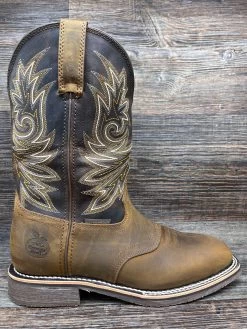 Gb00525 Men's Waterproof Soft Toe Carbo-Tec Elite Square Toe Work Boot By Georgia