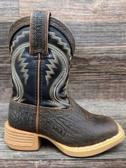 Dbt0237 Kid's Rebel Pro Square Toe Western Boot By Durango