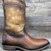 C3888 Men's Round Toe Lizard Roper With Side Zipper By Corral