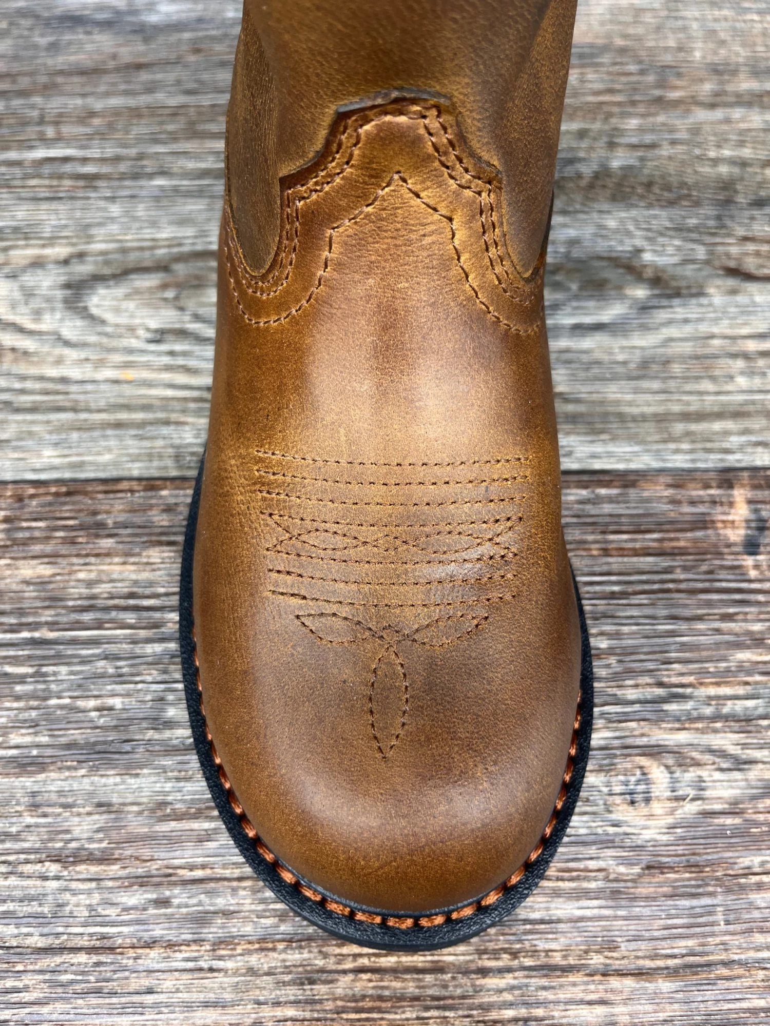 10040431 Women's Fatbaby Work Steel Toe Western Boot By Ariat - Image 3