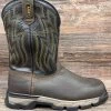 10034158 Men's Rebar Flex Waterproof Soft Toe Square Toe Work Boot By Ariat