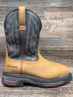 10034160 Men's Big Rig Waterproof Composite Toe Work Boot By Ariat
