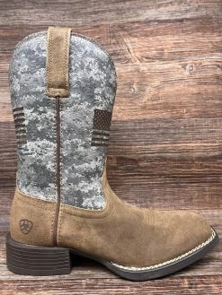 10042405 Men's Flying Proud Square Toe Western Boot By Ariat