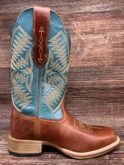 10042387 Women's Odessa StretchFit Square Toe Western Boot By Ariat
