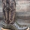 6150q Men's Alligator Print Square Toe Western Boot By Cowtown