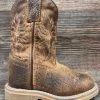 Dpc2926 Kid's Durant Jr Square Toe Western Boot By Dan Post