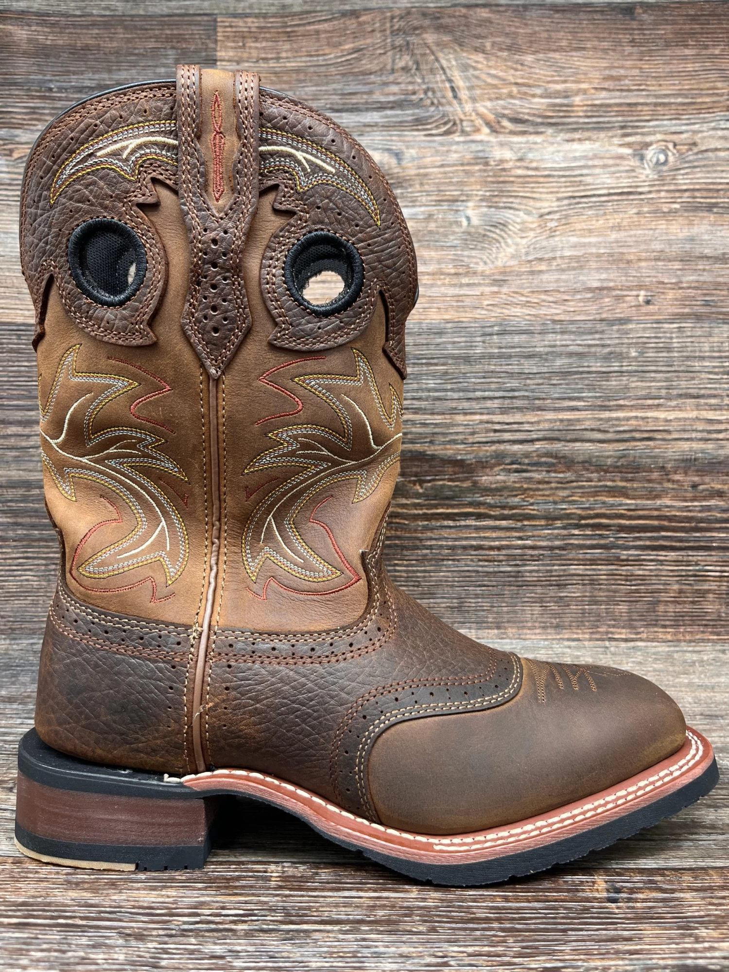 Dp6018 Men's Lampasas Square Toe Western Boot By Dan Post - Image 2